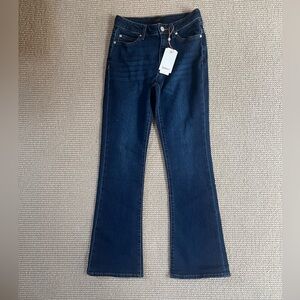 NWT Quince Luna Stretch Flare jeans in midnight Blue Women's Jeans